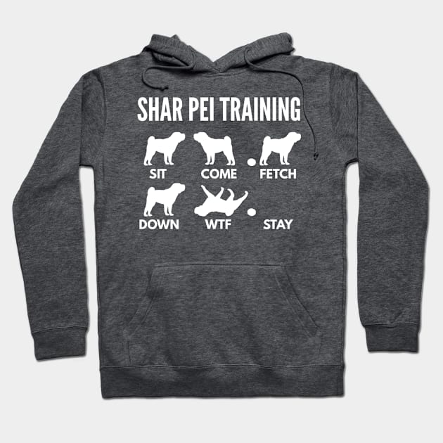 Shar Pei Training Shar Pei Tricks Hoodie by DoggyStyles